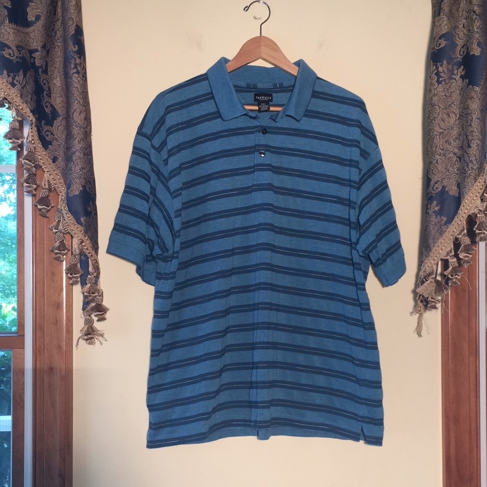 Van Heusen 2XLT Polo in Blues.